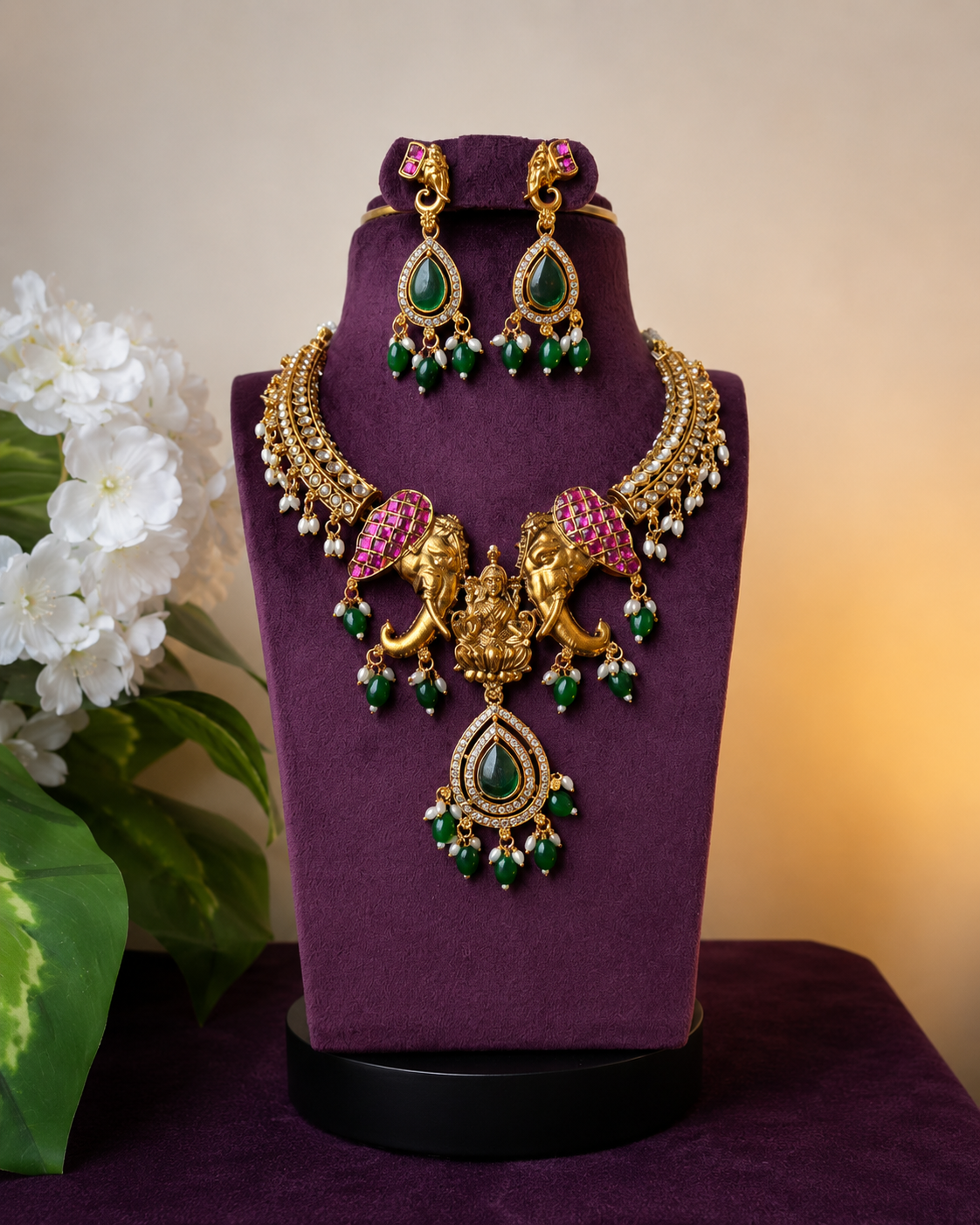 Gajalakshmi Necklace
