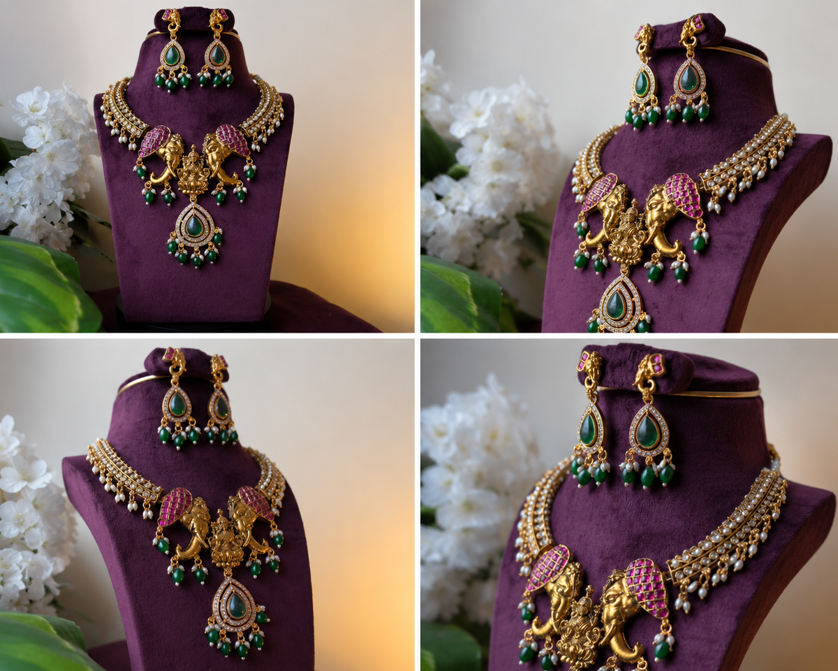 Gajalakshmi Necklace